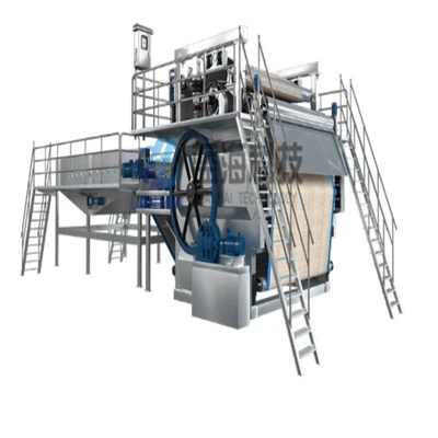 Divkārša acs rotācijas bungas celulozes prese